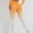 Orange, variant on WEIee Tall Yoga Pants for Women Long Soft Leggings for Women Stretchy High Waist Belly Control Workout Trousers Gradient Color Seamless Fashion Tights Slim Fit Hiking Jogger Black L