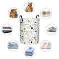 thumbnail image 4 of Fotbe Easter Rabbit Cesto de Ropa con Asas, Cesto Impermeable de Gran Capacidad, Bolsa de Lavado para Dormitorio, Cesto de Ropa con Ruedas y Asas-Small, 4 of 6