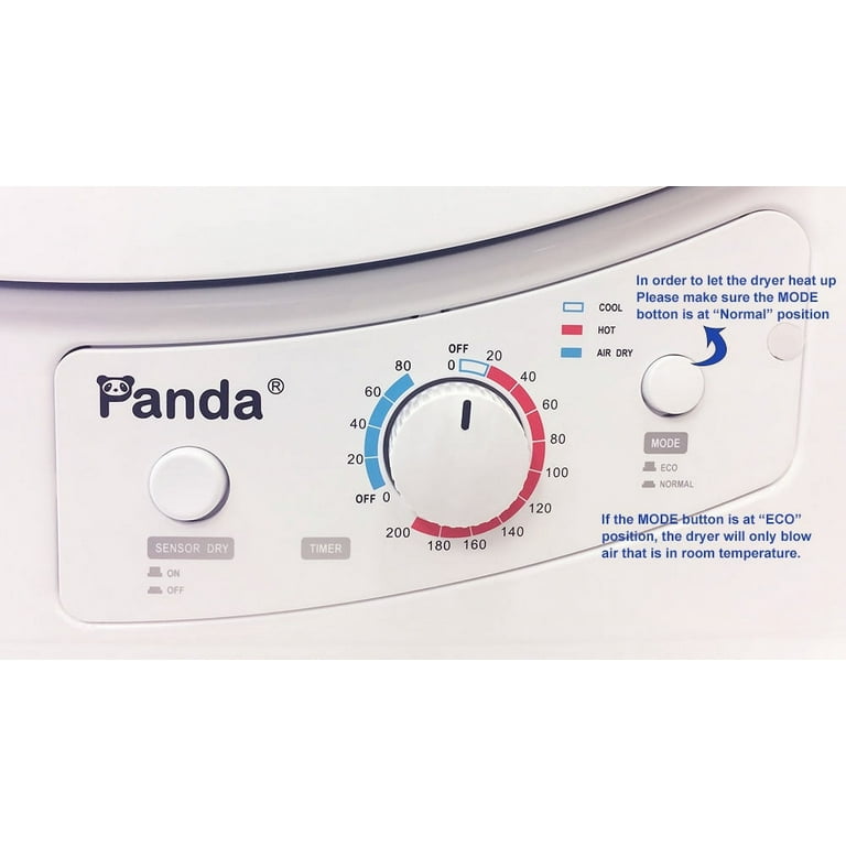 Panda Compact Clothes Dryer Review - Apartment Dryer Demo 110V PAN40SF 