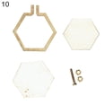 thumbnail image 1 of Opolski DIY Handmade Mini Wood Embroidery Hoop Frame Craft Photo Clothes Bags Decor Gift, 1 of 9