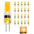 thumbnail image 1 of LED G4 Bulb Bi-Pin Base, 12V G4 LED Bulb 2.5W Halogen Replacement, 2700K-3200K Warm White, No Flicker, Dustproof Shockproof AC/DC 12 Volt Bulb for Landscape RV,no dimmable,20 Pack, 1 of 4