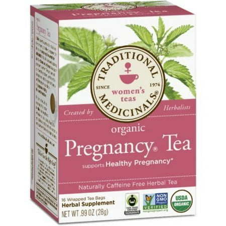 - Organic Pregnancy Herbal Tea, Caffeine-Free - 16 Tea Bags, Brand: Traditional Medicinal's By Traditional Medicinals Ship from