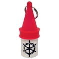 thumbnail image 2 of Attwood Water Resistant Safety Floating Buoy Keychain with Storage, Orange, 2 of 2
