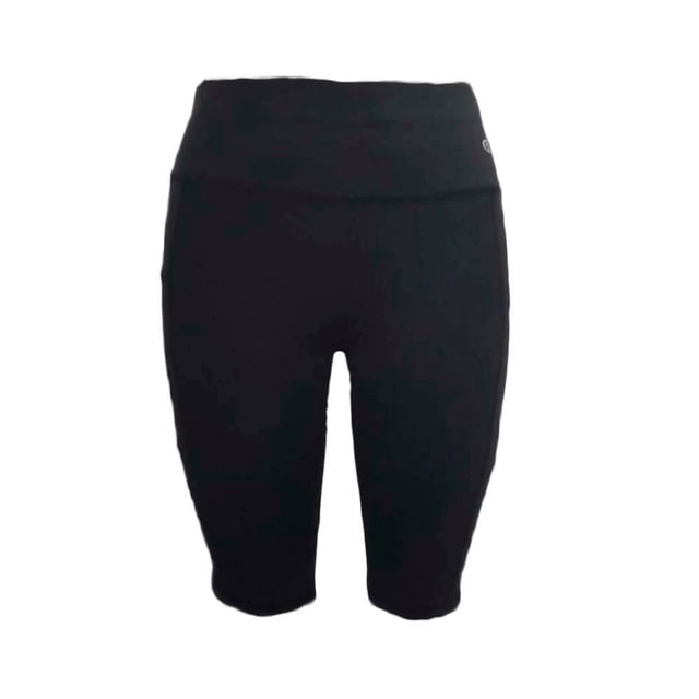 Short Athletic Works para Mujer, Confort Negro Talla EG