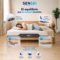 thumbnail image 3 of Colchón Queen Size Sensei Clásico Semi Suave de Memory Foam Premium en Caja, 3 of 6