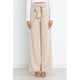 thumbnail image 2 of Pantalones Casual Cintura Suelta Color Puro Elegante Traje De Viaje Pantalones Para El Lugar De Trabajo Albaricoque XL, 2 of 8