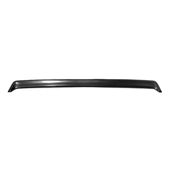 Ikon Motorsports Rear Trunk Deck Lid Spoiler Wing Lip Compatible With 1984-1992 BMW E30 3 Series PU Polyurethane IS Style Unpainted Black