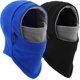 thumbnail image 1 of SZTXJ Balaclava Ski Mask 2 Pcs Black/Gray+blue/Gray - Windproof Warmer Fleece Adjustable Winter Mask for Men Women, 1 of 5
