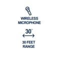 thumbnail image 4 of Emerson Professional Microphone Kit with Wireless Receiver, 4 of 4