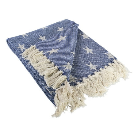 DII Patriotic Stars Decorative Throw, 50