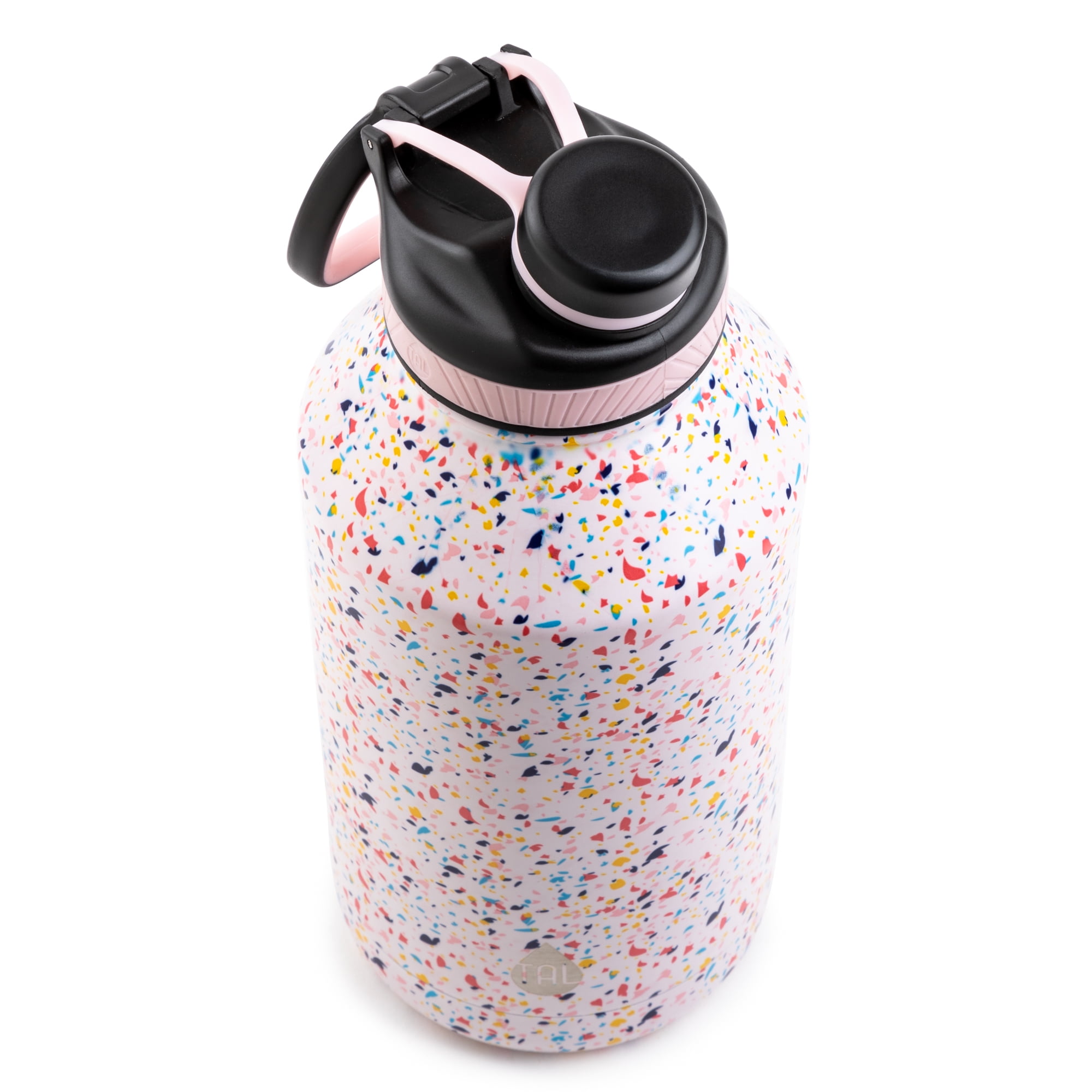 Pink Party Confetti Pink Water Bottle