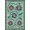 Blue, Pattern 7, variant on ODIKA 4'x6' Ivory Beige Geometric Pattern Design Washable Area Rug Modern Abstract Shapes with Net Motif for Dorm Room, Small Living Stain Resistant Low Profile, Easy Care