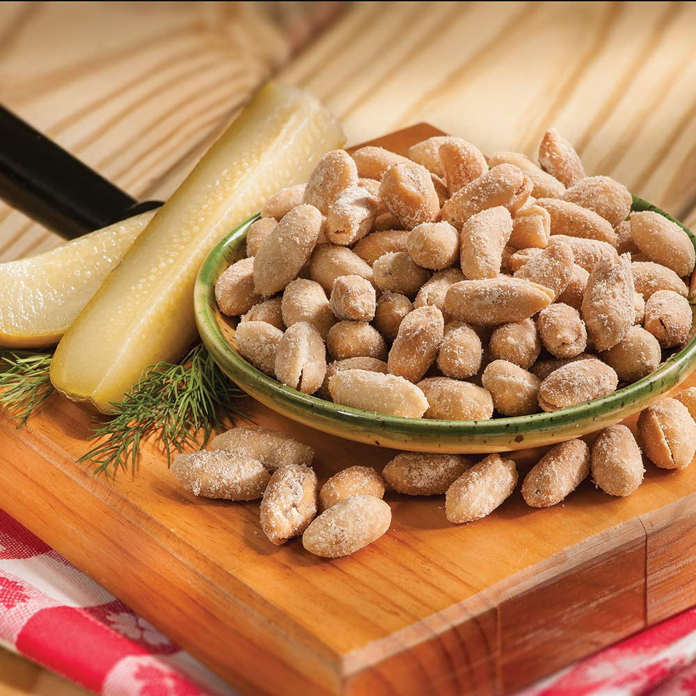 The Peanut Shop of Williamsburg Savory Dill Pickle Nuts, 10.5Ounce Tin