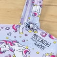 thumbnail image 3 of GYRATEDREAM Toddler Girl's 2 Piece Swimsuit Kids Two Piece Unicorn Print High Waist Bathing Suits Tankini Bikini Set Swimwear for 11-12Y, 3 of 9