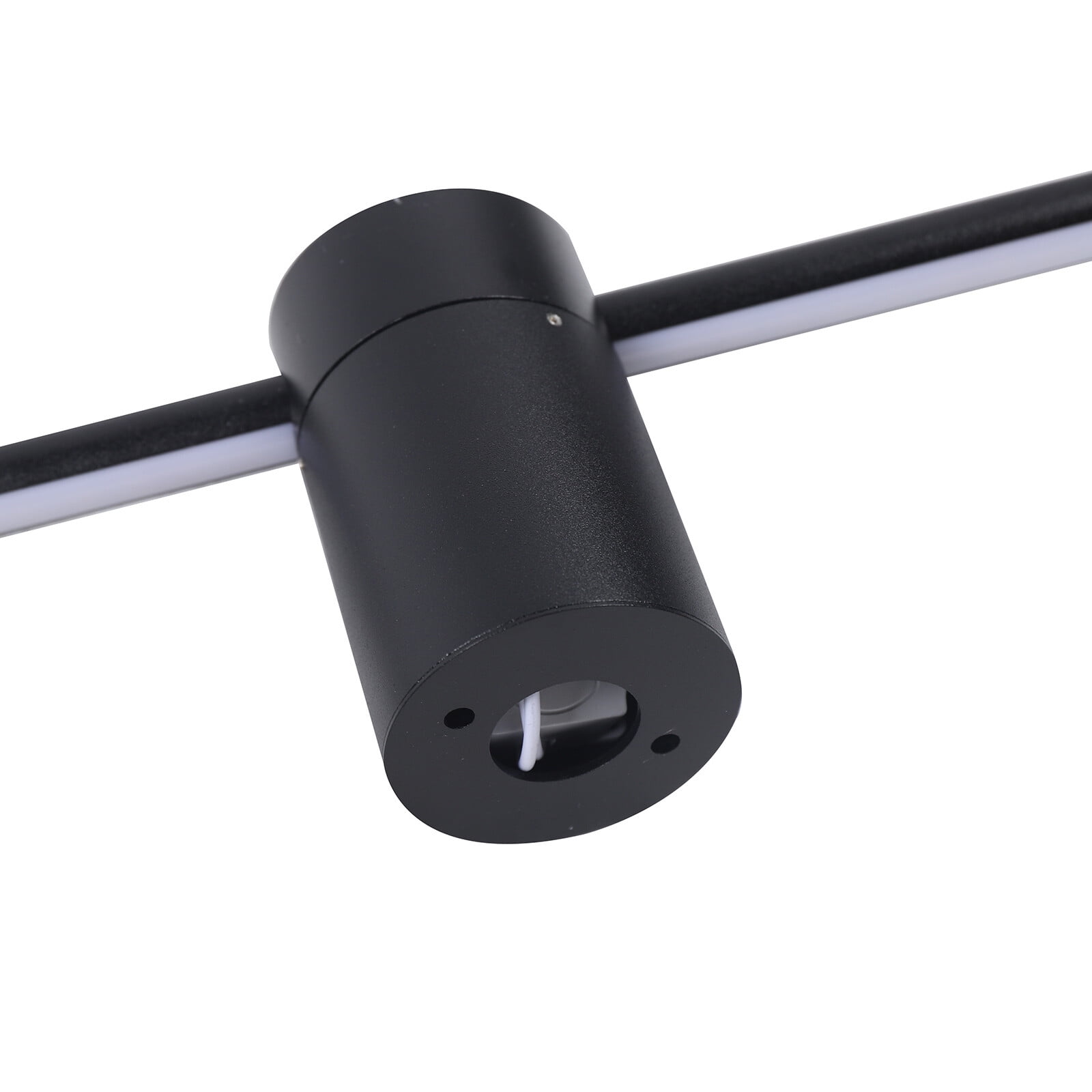 Modern LED Wall Light, Long LED Wall Lamp, Black Minimalist Linear Strip Sconce Wall Mounted Lamp for for Living Room Bedroom Hallway 39.37in
