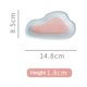 thumbnail image 2 of Cuenco de cerámica para mascotas con forma de nube, cuenco de agua para comida para gatos, plato poco profundo para gatos para mascotas, 2 of 6