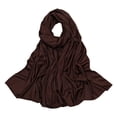 thumbnail image 2 of Hijab Musulman Tricoté Multicolore Simple Mode Décontractée pour Femmes, 2 of 3