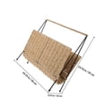 thumbnail image 2 of unbranded Organizador De Tejido Con Marco De Hierro Y Natural Para Oficina, 2 of 7