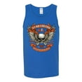 thumbnail image 2 of Wild Bobby, Lead Follow or Get The Hell Out Of The Way MC 1969 Motorcycle Pop Culture Mens Graphic Tank Top, Royal, X-Large, 2 of 3