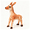 standing-11.8in/30cm, variant on Lifelike Brown Sika Deer Stuffed Animal Birthday Gift,2 Styles Soft Christmas Elks Plush Doll Gifts for Women
