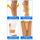 thumbnail image 3 of Medias de compresión con cremallera de cobre y punta cerrada hasta la rodilla. Suaves y transpirables, ofrecen soporte, reducen la hinchazón y mejoran la circulación. Blancas, talla grande (2 pares)., 3 of 5