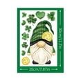 thumbnail image 3 of Saint Patricks Day Decorations Window Clings, 9 Sheets St. Patrick's Day Small Window Stickers for Glass, Gnome Shamrock Gold Coins Clings Decals, 3 of 8