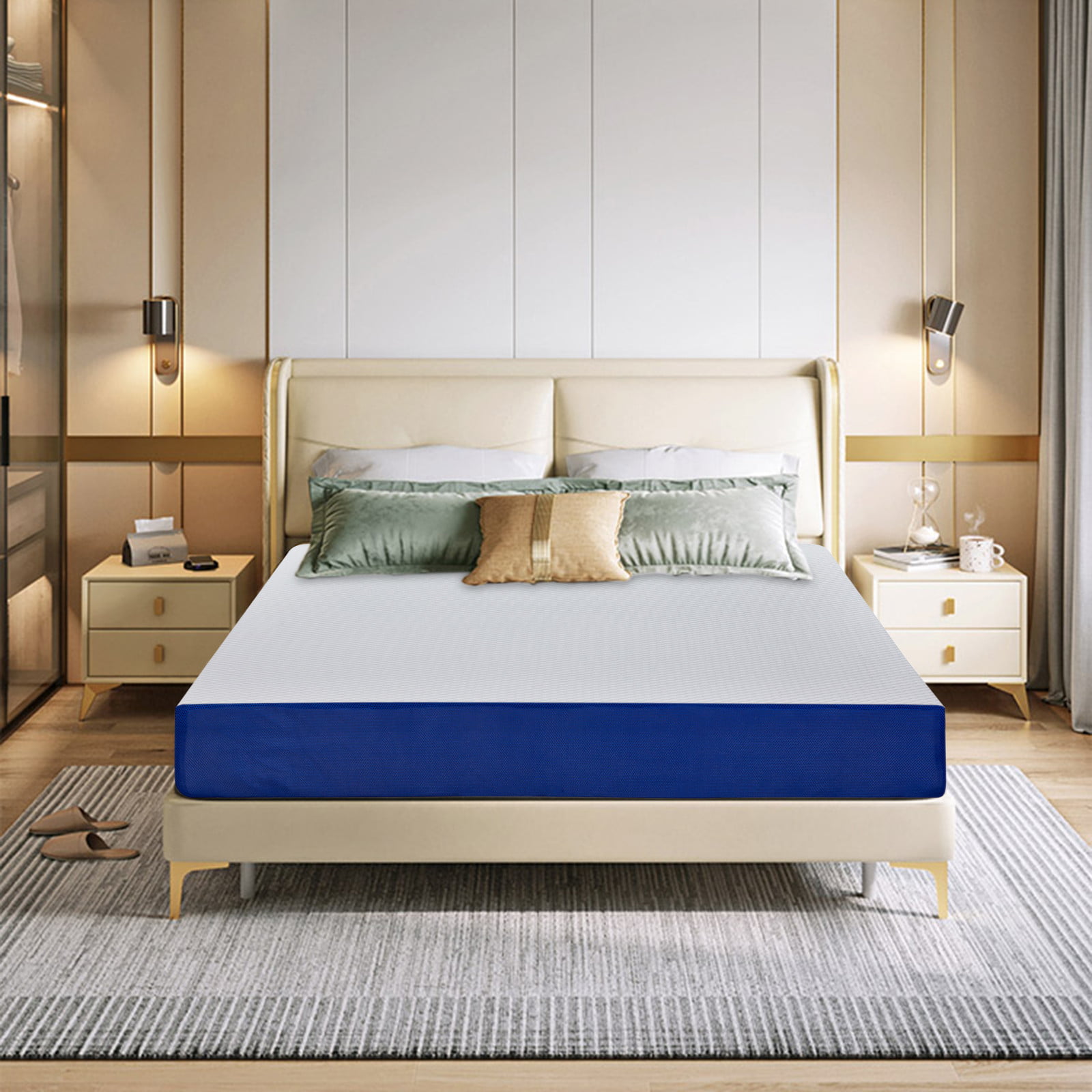 Details about   Summer cool bed mat rattan foldable thick bamboo flat sheet nature cool mattress 