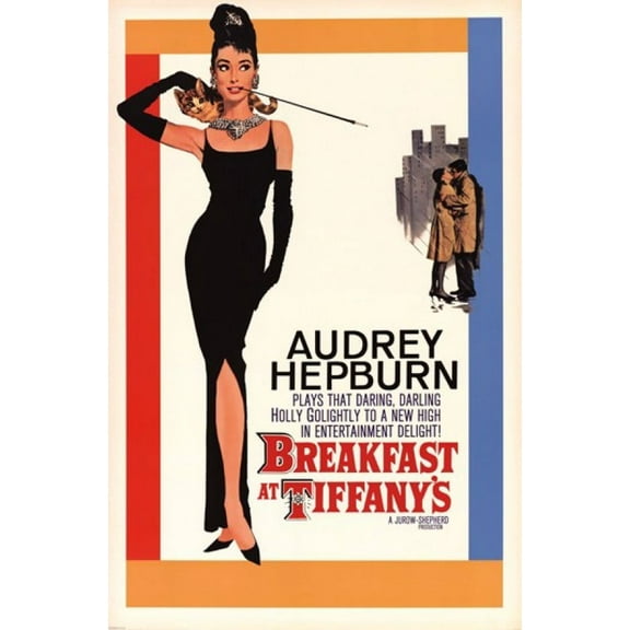 Audrey Hepburn - Breakfast at Tiffany's Movie Poster (24 x 36)