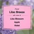 thumbnail image 4 of Mainstays Lilac Breeze Scented Single-Wick Large Glass Jar Candle, 20 oz, 4 of 8