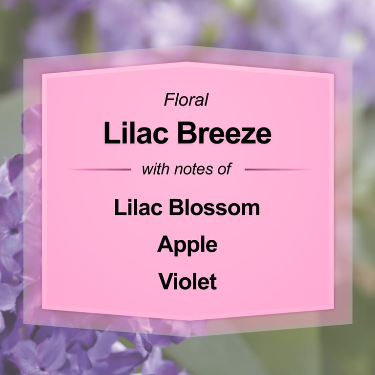 Lilac Breeze Scented Single-Wick Glass Jar Candle 20 oz photo 3
