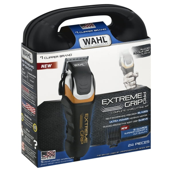 Wahl Extreme Grip Pro Hair Clipper Black/Silver/Yellow Walmart