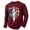 Wine, variant on America 250 Shirt Casual Sporty Color Long Sleeve T Shirt Comfortable Athletic Fit Crew Neck Top For Daily Wear And Workout Activities For Men