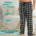 thumbnail image 2 of DARESAY Men’s Microfleece Pajama Pants/Lounge Wear with Pockets, 2 of 4