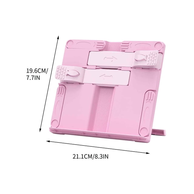 Estante de Lectura Suporte de Libros Multifuncional de Escritorio, Estante de Lectura Plegable de Niños de Abs para la Escuela en Casa Recetas de la Biblioteca de la Oficina Imágenes