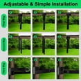 thumbnail image 4 of Tree Swing Hanging Straps Kit Holds 2000 lbs,5ft Extra Long Straps Strap with Safer Lock Snap Carabiner Hooks Perfect for Tree Swing & Hammocks, Carry Pouch Easy Fast Installation (5 ft), 4 of 7