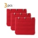 thumbnail image 2 of Extensores de tirantes de sujetador elásticos de 3 ganchos y 3 filas para mujeres, color rojo, 2 of 5