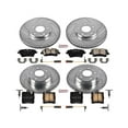 thumbnail image 3 of PowerStop Front and Rear Z23 Evolution Sport Carbon-Fiber Ceramic Brake Pad and Drilled & Slotted Rotor Kit Fits: MERCEDES-BENZ Select Models K2783, 3 of 10