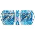 thumbnail image 3 of Xixirimido Quilted Bible Cover Case for Women Men Large Carrying Bag Book Tote Bags with Handle Bible Study Supplies Christian Gifts, Blue Turtle Floral Print, 3 of 7