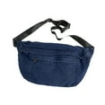 thumbnail image 5 of Segolike Waist Pack Lady Shoulder Bag Canvas Fanny Pack for Gift Camping Commuting Hiking Deep Blue, 5 of 8