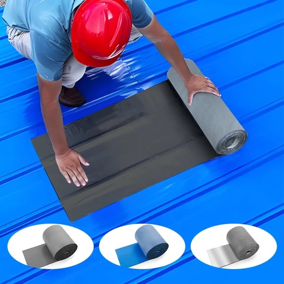 Waterproof Tape, Crack Repair Tape, Self-Adhesive Waterproof and Heat-Resistant Tape, Iron Sheet and RV Roof Leak-Proof Sealant