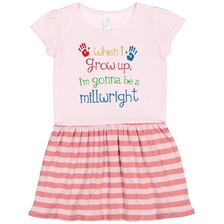 

Inktastic Millwright Future Gift Toddler Girl Dress
