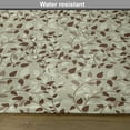 thumbnail image 6 of Ambesonne Abstract Place Mats Set of 4, Florals Bud Swirls, Standard Size, Brown and Khaki, 6 of 6