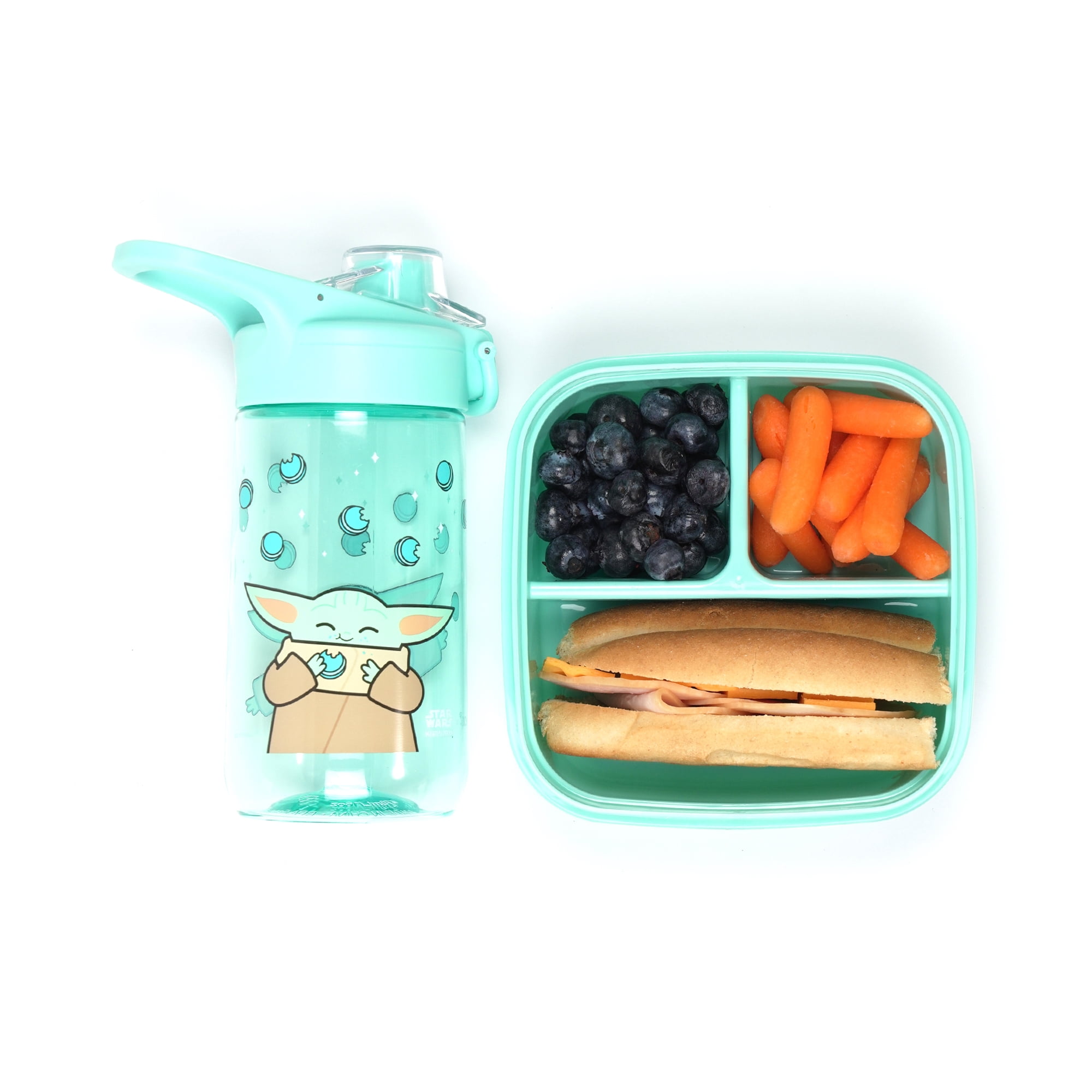 Yoobi x Star Wars Grogu Mealtime Set – Bento Box and Water Bottle