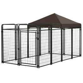 Dog kennel with predator top hotsell
