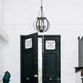 thumbnail image 3 of Kira Home Colette 25" 4-Light Modern Fish Bowl Chandelier, Textured Gray + Black Finish, 3 of 7