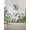 Gray, variant on Green Leaves Couch Cover Sofa Covers 3 Cushion Sectional Couch, Tropical Summer Botanical Watercolor Elegant Leaf Washable Sofa Covers Slipcover Sectional Sofa Cover, Furniture Protector 71"x150"