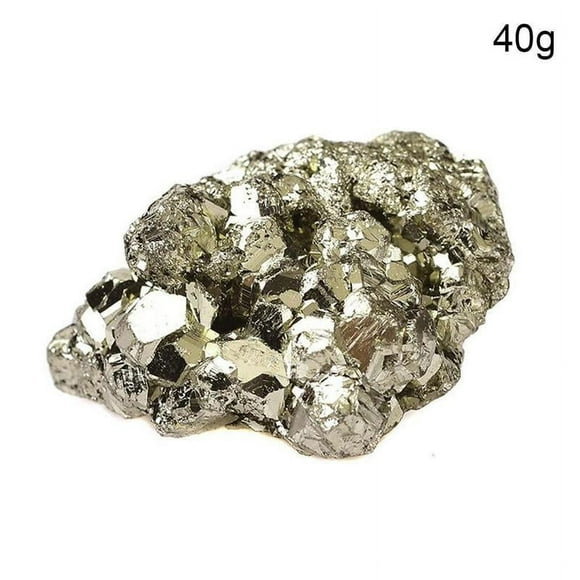 Grappe de Cristal Pyrite Cristal de Guérison Fools Qualité Or Reiki Pérou 2UK b