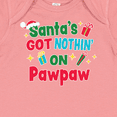 thumbnail image 4 of Inktastic Santa's Got Nothin' on Pawpaw with Christmas Presents Boys or Girls Baby Bodysuit, 4 of 5
