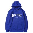 thumbnail image 1 of Sudaderas con capucha de la ciudad de Nueva York para hombres y mujeres, sudaderas con estampado de letras, sudaderas gráficas, jersey con capucha Harajuku informal suelto, ropa deportiva, 1 of 2