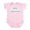 Petal Pink, variant on CafePress - 50% Saint Lucian Infant Bodysuit - Baby Light Bodysuit, Size Newborn - 24 Months